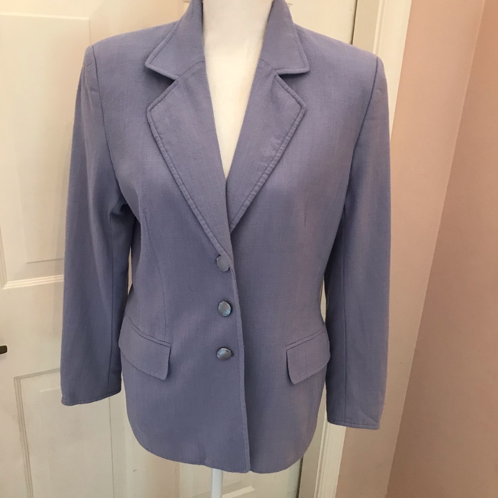 Escada wool blazer with notched collar